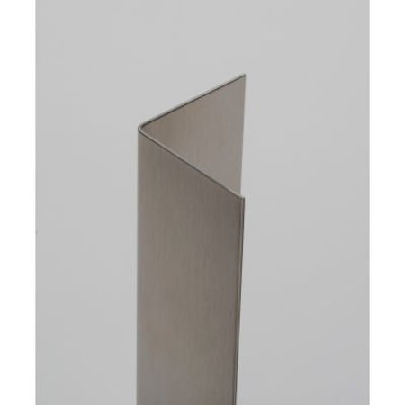 WESTERN FABRICATING LLC Western Fabricating 90¬∞ SS Corner Guard, 16 Ga., Sq. Corners, 48"Lx2-1/2"Wx2-1/2"H, Standard 25254816_90-degree_square-corner_standa